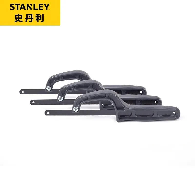 Stanley Small Hacksaw for Home Use, Metal Cutting Saw with Plastic Handle, Wood Hand Saw, Carpenter's Saw