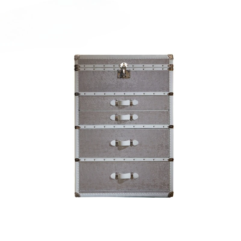 Silver copper wire chest, light luxury and high-end, jewelry storage jewel ry cabinet