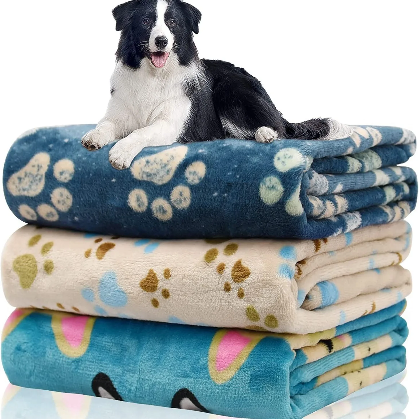 

Pet Kennel Mats, Dog Blankets, Warm Double-sided Blankets, Thickened Flannel