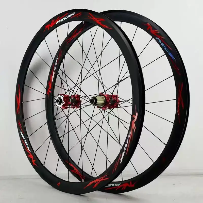 700C مكبح قرصي الطريق دراجة عجلة مجموعة على الطرق الوعرة الطريق مكبح قرصي عجلة الخامس الفرامل C الفرامل 29 بوصة مستقيم سحب 40 مللي متر #5