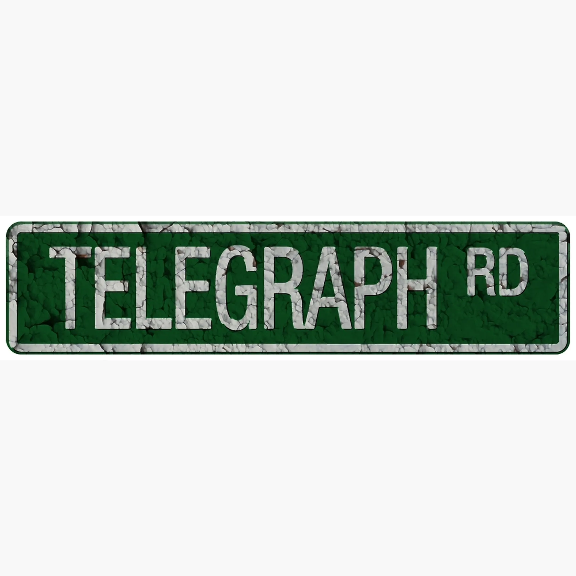 Telegraph Road sign Metal Sign Club Home Wall Exit Retor Street Plaque Tin Sign Posters Rustic 4 X 16 Inches Decor Signs Classic