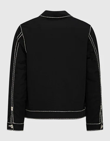 Retro Y2k Denim Leather Jacket America Streetwear Trend
