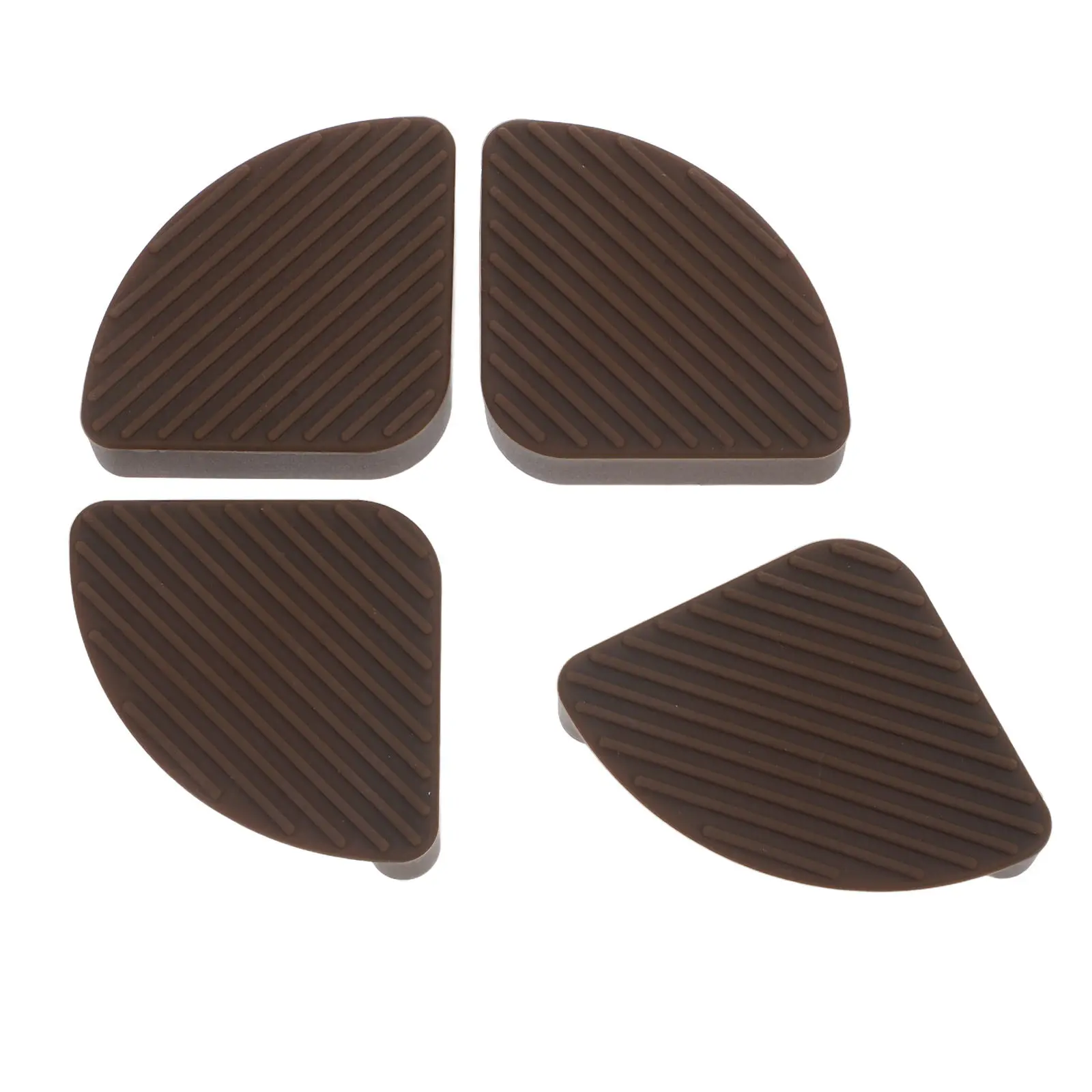 4Pcs Cutting Board Feet Silicone Non-Slip Shock Absorbent Stabilizer Pads for Wooden Plastic Glass Boards Kitchen Countertop