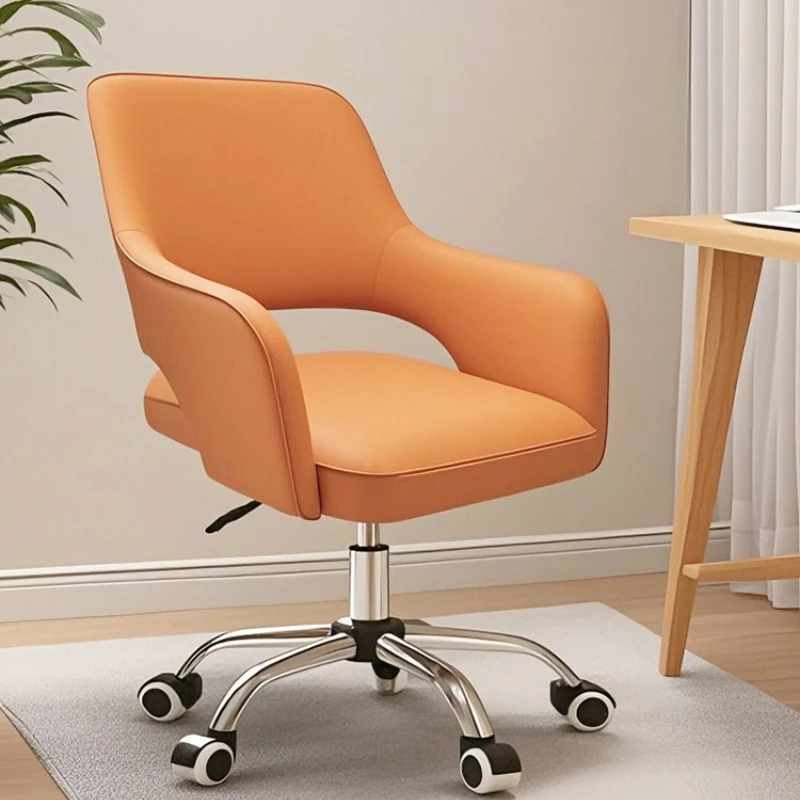 Nordic household office chair small apartment comfortable creative manicure makeup chair liftable ergonomic krzesło furniture