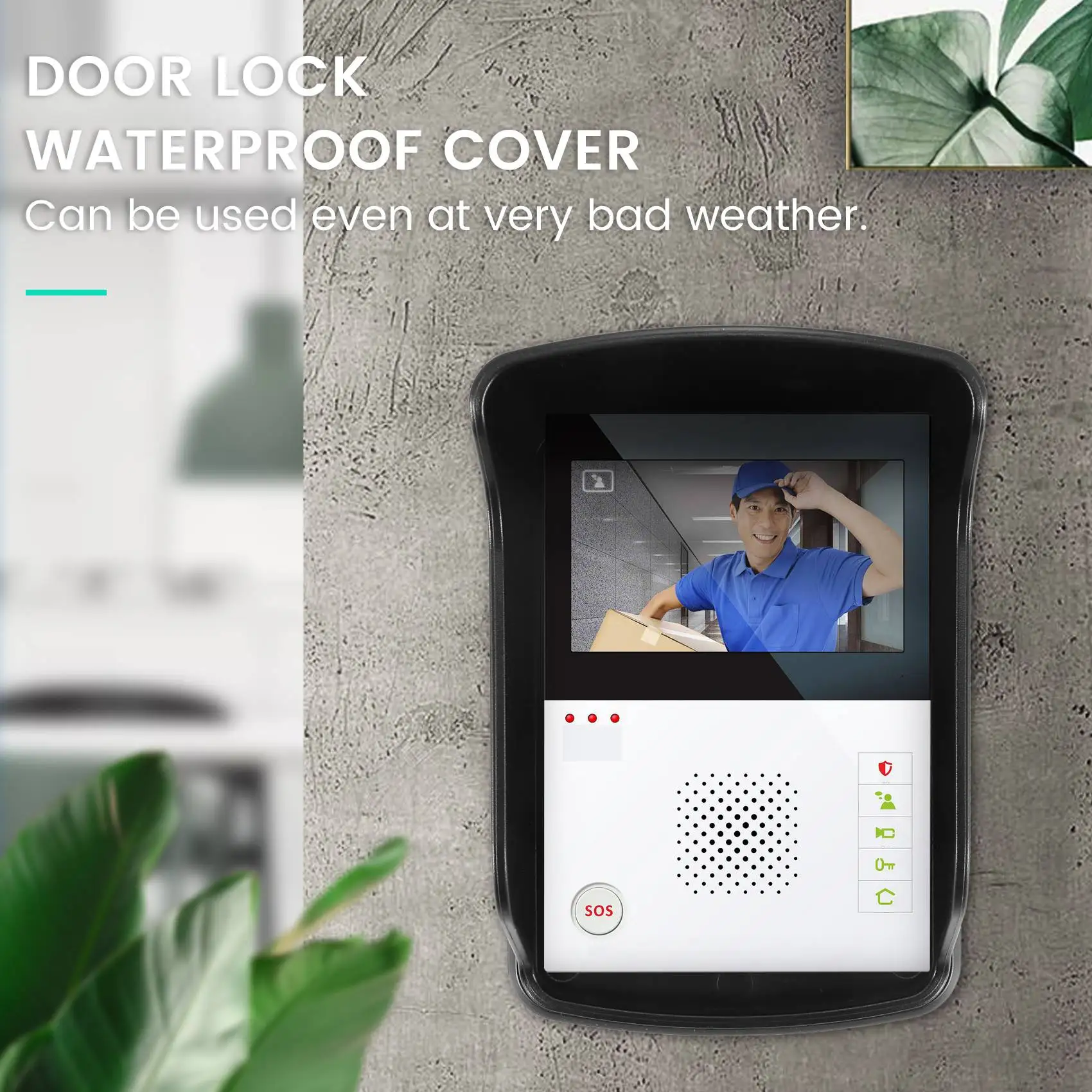 A52T Waterproof Cover For RFID Access Control Keypad Fingerprint Access Controller Rainproof Cover Sell Protector Door Lock Secu