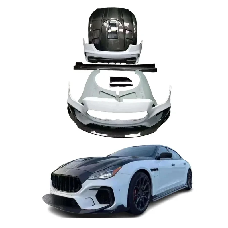 

newest Style Half Carbon Fiber PP Body Kits 13-17 18-23 Car Bumpers Side Skirts Hood High Qualit