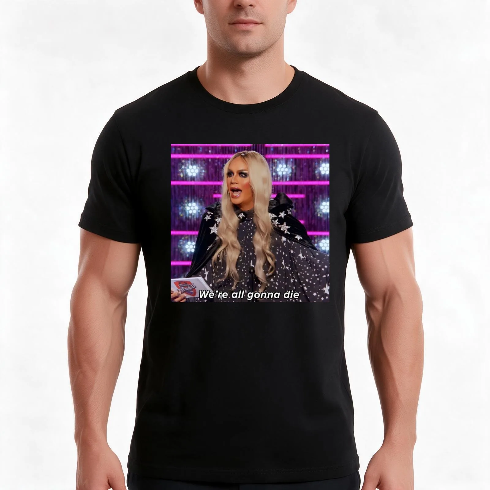 Raja Gemini - Drag Witch- RuPaul’s Drag Race All Stars 7 T-Shirt, Summer Casual Cotton Tee, Oversized Streetwear Tops