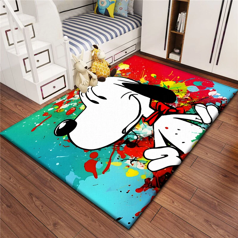 Snoopy Fashion area carpet for children,Living room Bedroom floor mat Kitchen mat Children's Bedroom Mat, bedroom  mat  tapetes