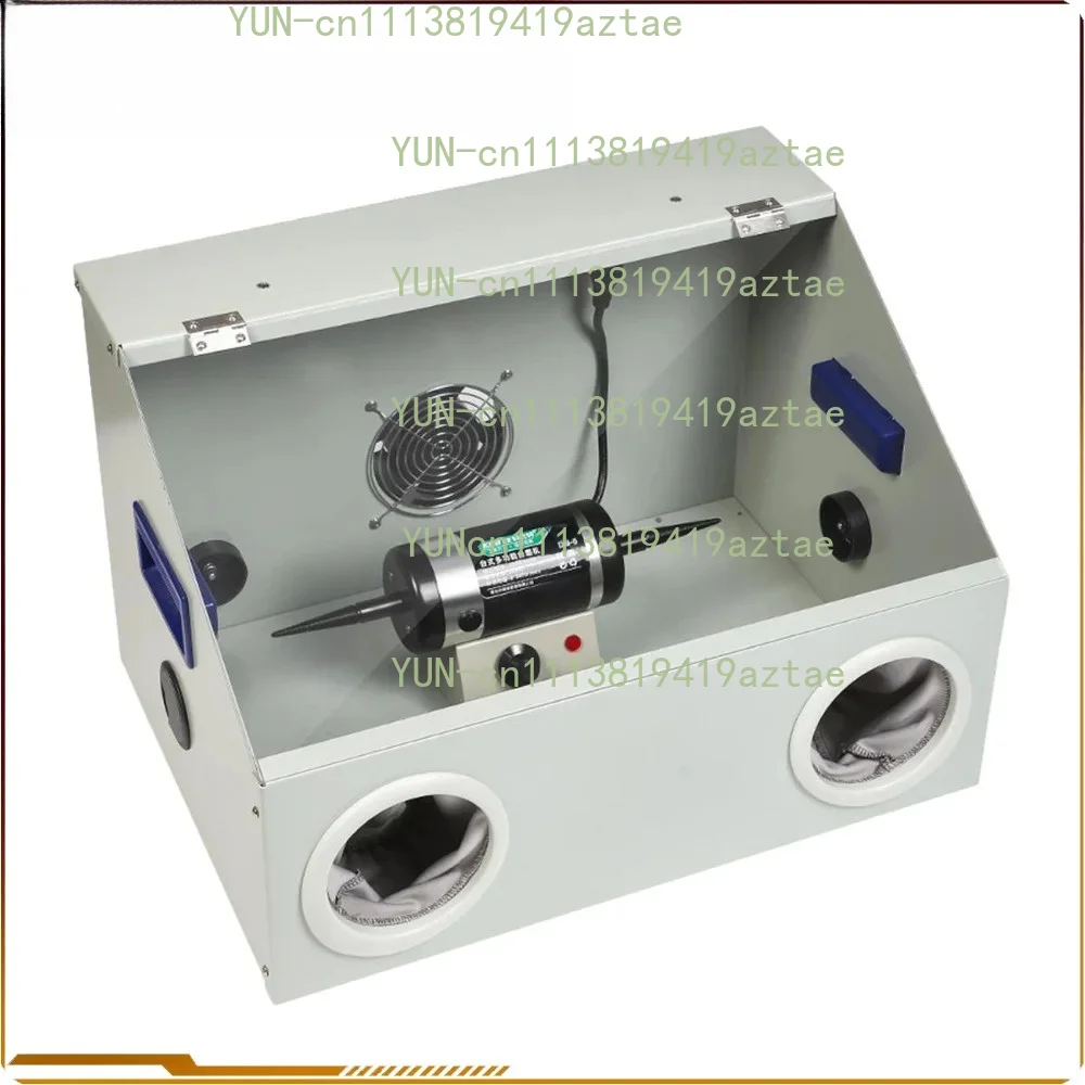 Grinding and Polishing All-in-one Machine with Dust Cover, Jewelry Metal Warm Bay Polishing Cloth Wheel Machine