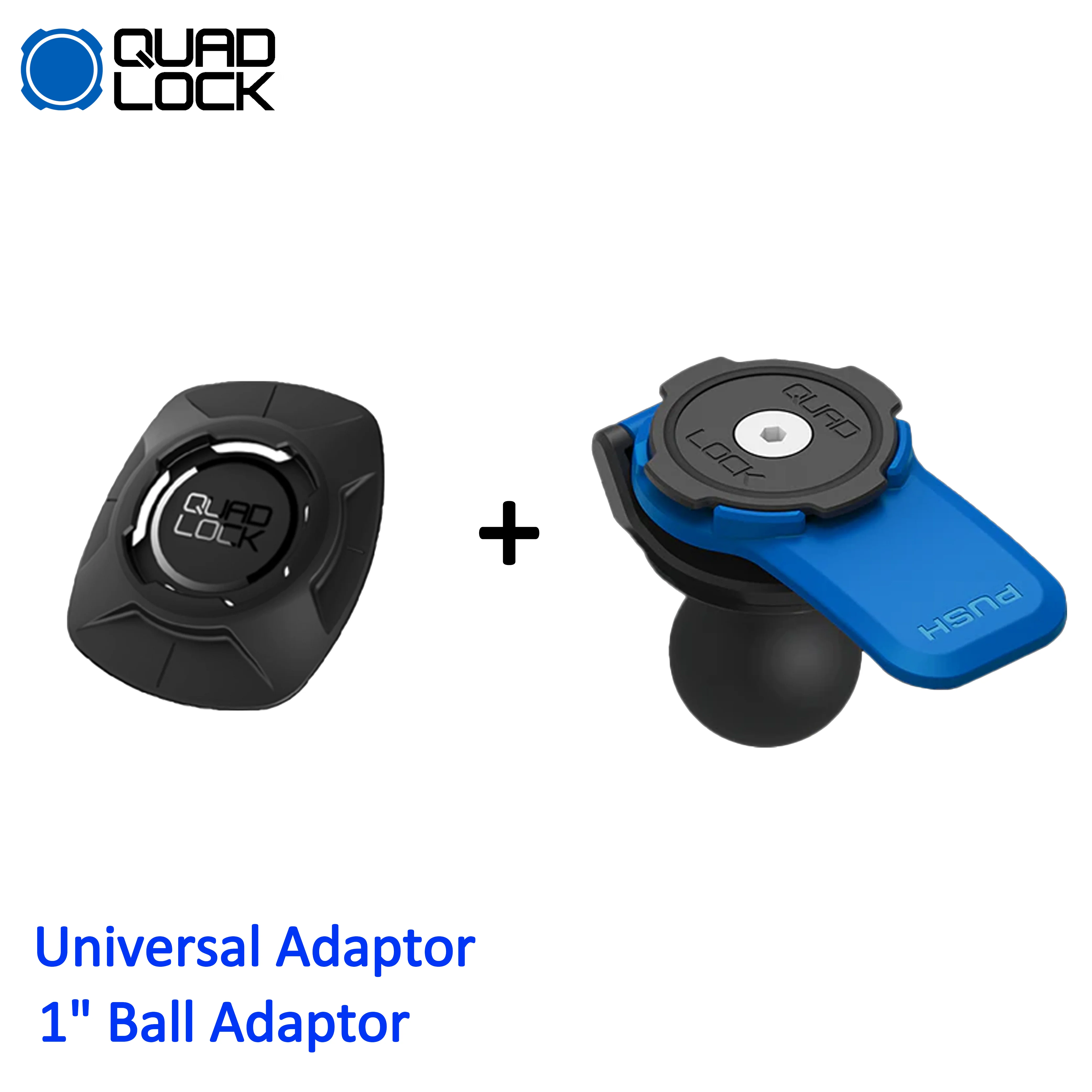 

QUAD LOCK Phone Mount Universal Adapter + 1" Ball Adapter