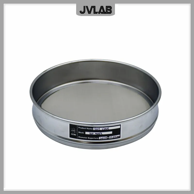 Lab Sieve Sampling Inspection Pharmacopeia Standard Test Sieve  SUS 304 Filter Mesh Chroming Frame R20 cm 300 Mesh / In 0.054 mm