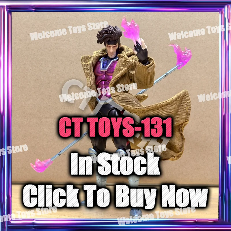 In Stock Ct Toys Gambit Mafex 131 X-Men Figure Wolverine Anime Action Figure Figurine Statue Model Customi Gifts For Kids Toys