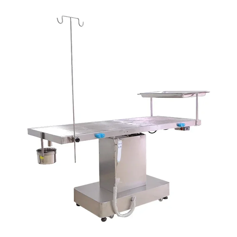 Stainless steel folding pet operating table