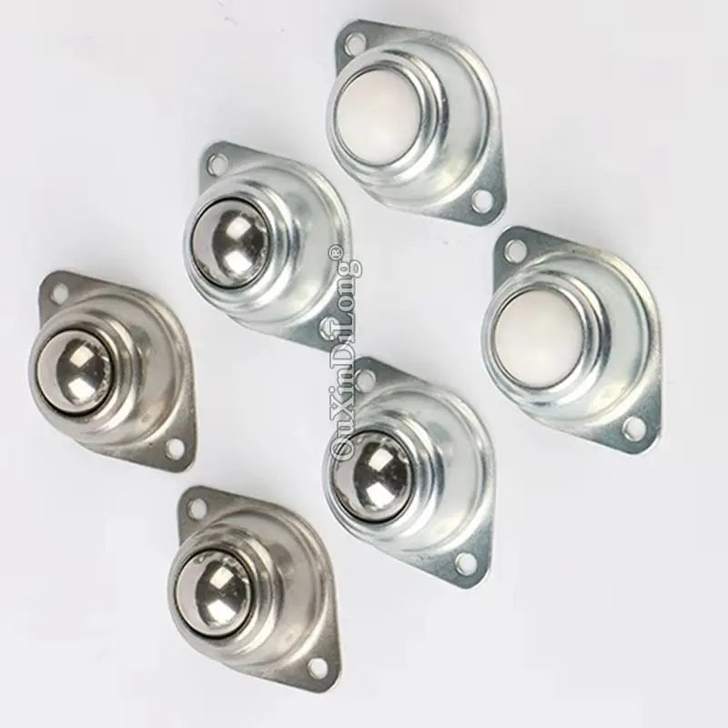 

10PCS Precision Conveying Universal Ball Transfer Unit Ball Bearing Bull Eye Wheel Industrial Machinery Conveyor Rollers Sliders