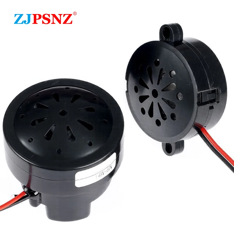 

Universal 48V-60V 2Wires E-bike Motorcycle Electric Tricycle Accessories Horn Reversing Steering Anti-theft Electronic Horn