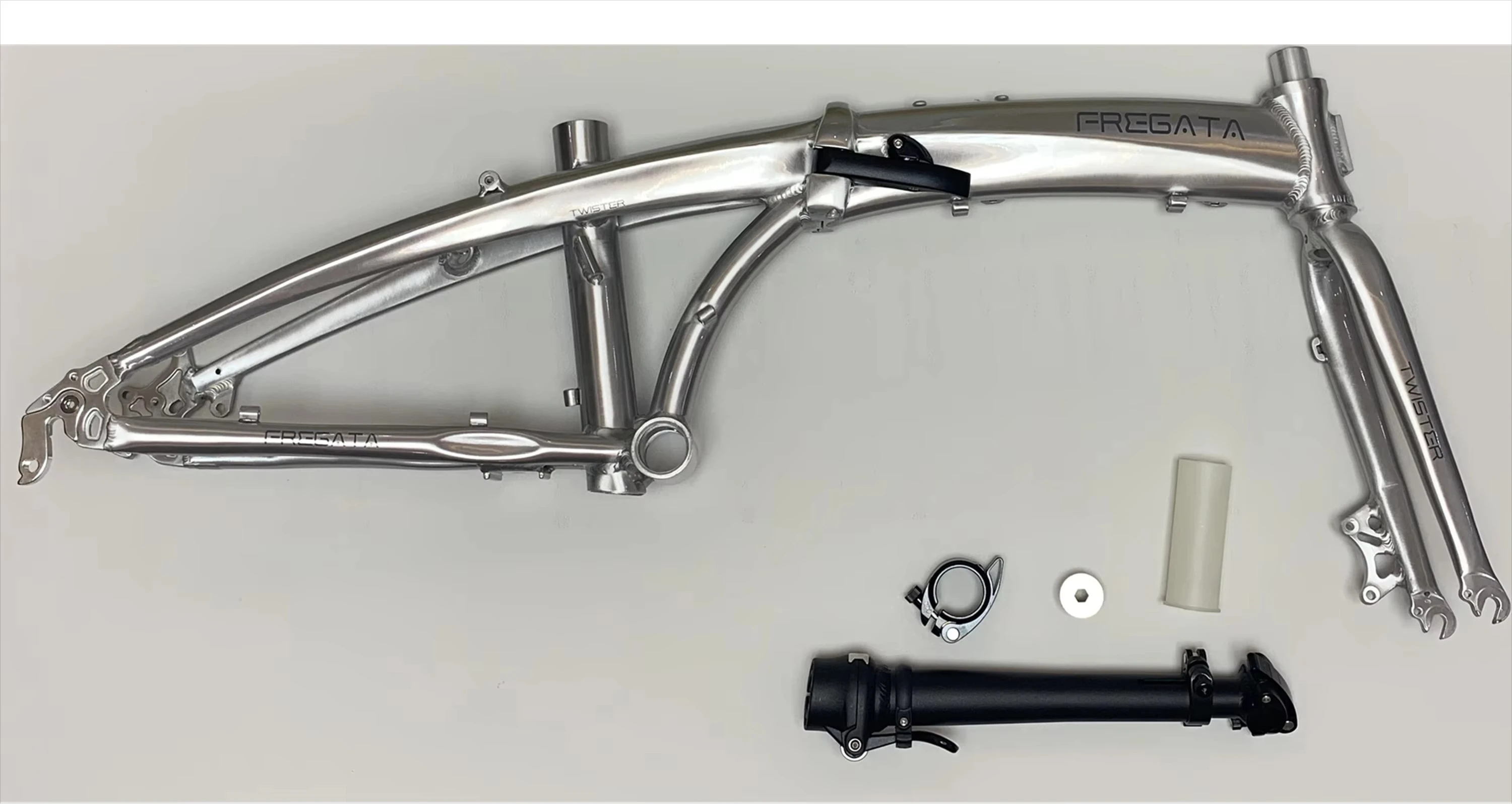 Folding Bicycle Frame 6061 Aluminum Alloy Bike Frame Light P-frame Disc Brake 406/451 Wheel Set 20 Inch 100/135