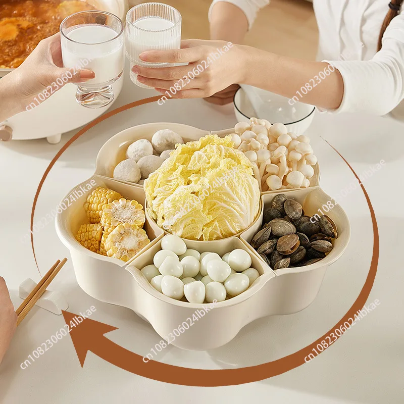 Obrotowy kosz do odsączania warzyw z wieloma siatkami Praktyczne narzędzie do ociekania liści warzyw Akcesoria kuchenne