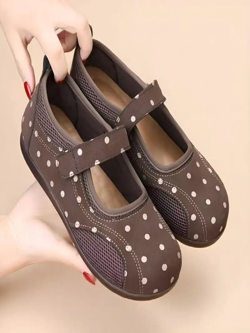 Novos Sapatos Kadet de Verão com Malha e Sola Mágica: Leves, Respiráveis, Modernos e Casuais para Mães, com Sola Macia e Conf...