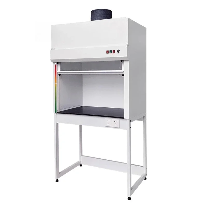 Cabinet, all-steel table top, laboratory fume hood, integral exhaust
