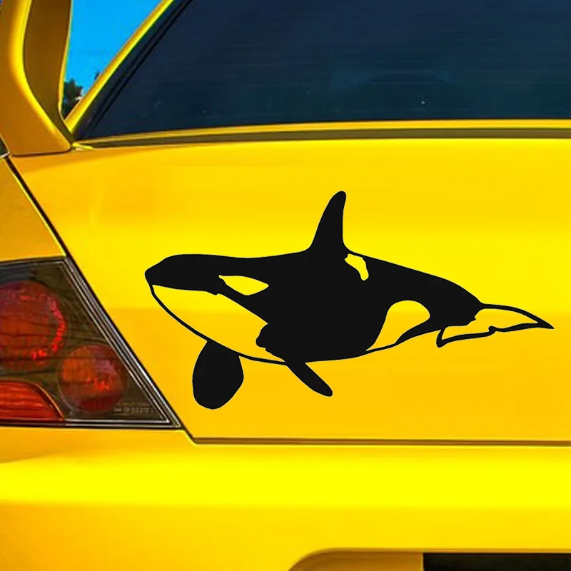 CS12228# 19x10 cm Наклейка ORCA KILLER WHALE Car sticker Waterproof Vinyl Decal for Auto Styling on Bumper Rear Window