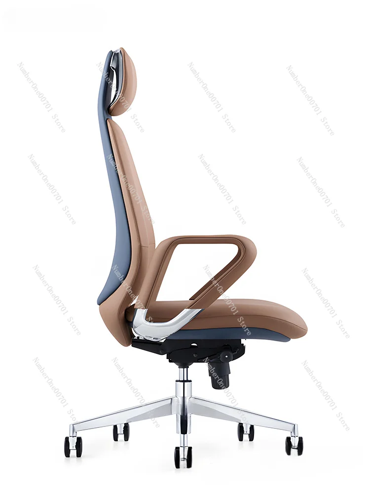 

Light Luxury Leather Boss Office Chair Home Study Computer Chair Comfortable