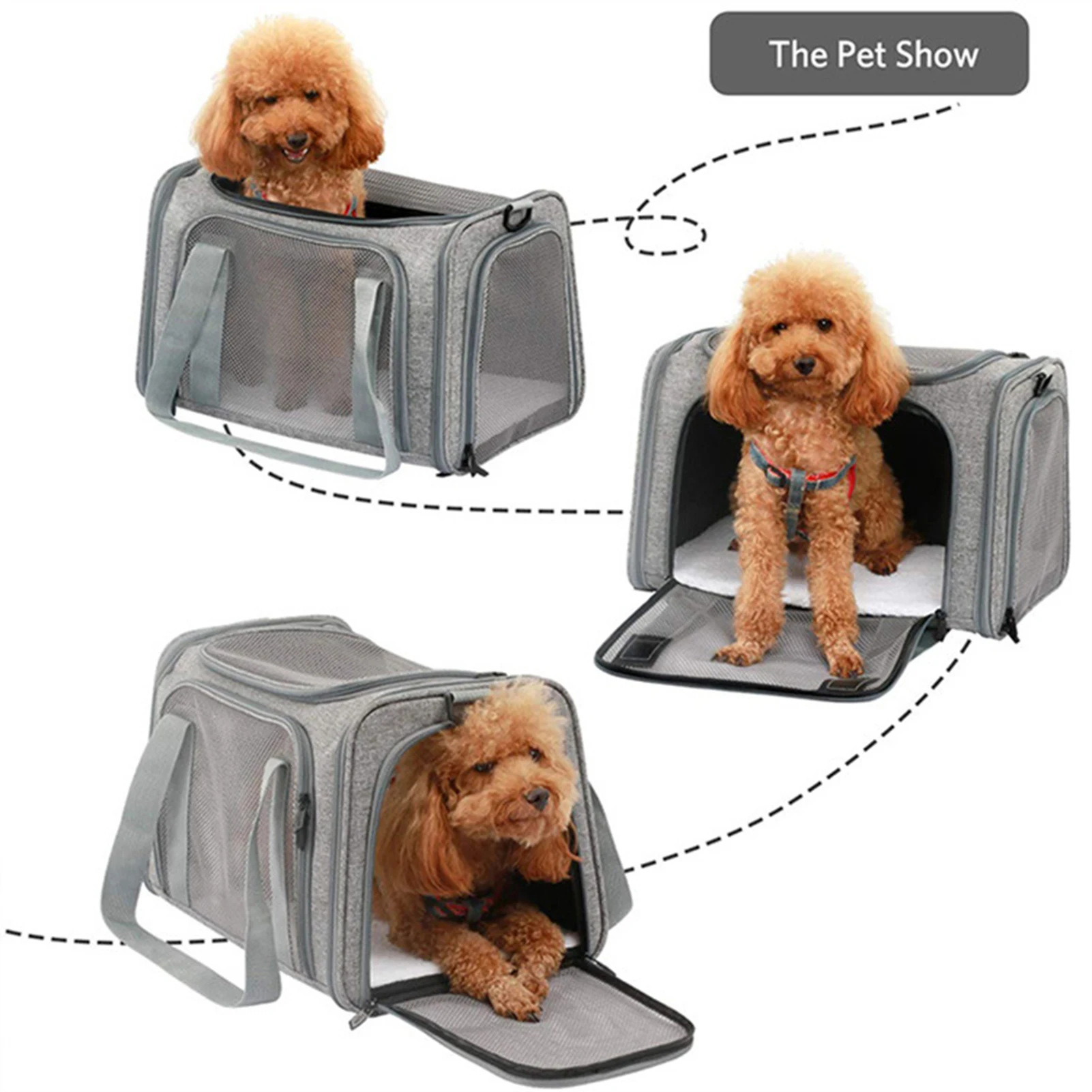 Foldable Outdoor Dog Cat Box Lightweight And Easy to Carry Design Ideal for Traveling Hiking Camping