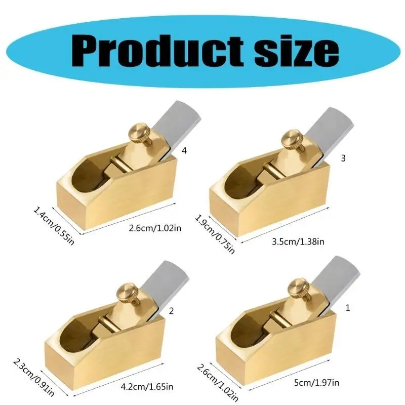 أداة المسوي اليدوية الصغيرة 652F طائرة تشذيب الخشب أداة النجارة المسطحة ذات القاع المسطح طائرة الإبهام أداة صنع الكمان سهلة #6