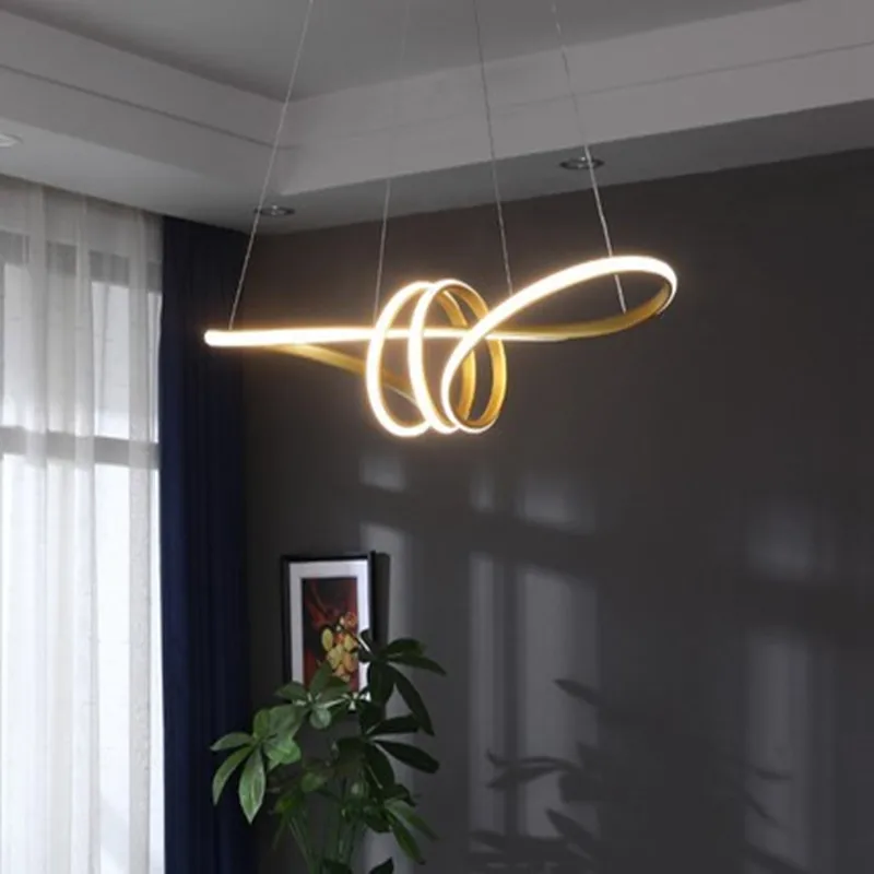 Moderne keukeneiland hanglampen bar tafel eetkamer decor hanglampen afstandsbediening dimmen keuken led-snoer hanglamp
