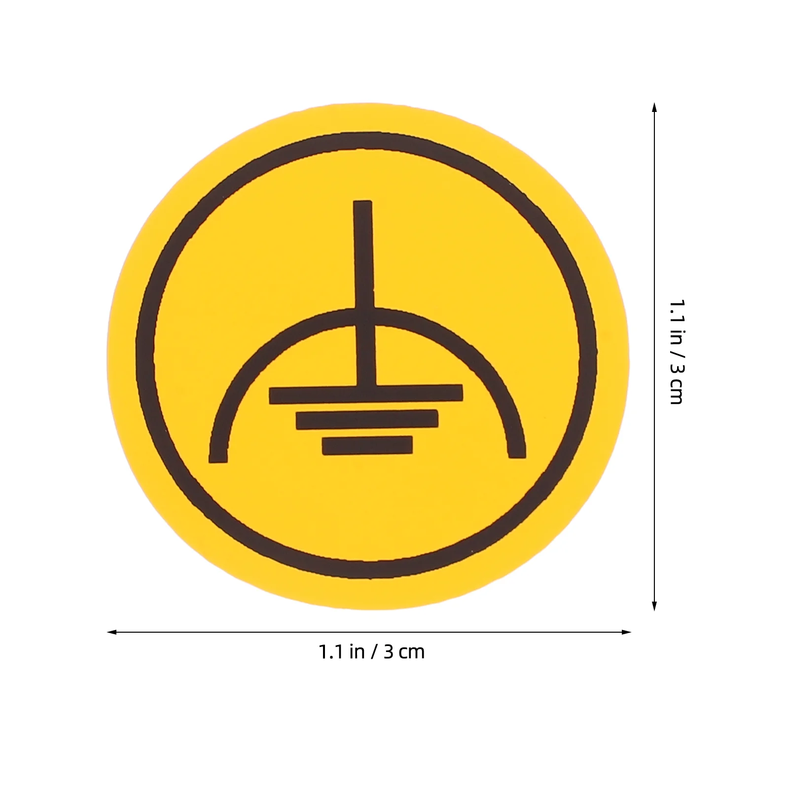 10 قطعة ملصقات علامات السلامة تحذير منتجات التحذير الأرض البلاستيكية ذاتية اللصق سياج كهربائي الملحقات الكهربائية