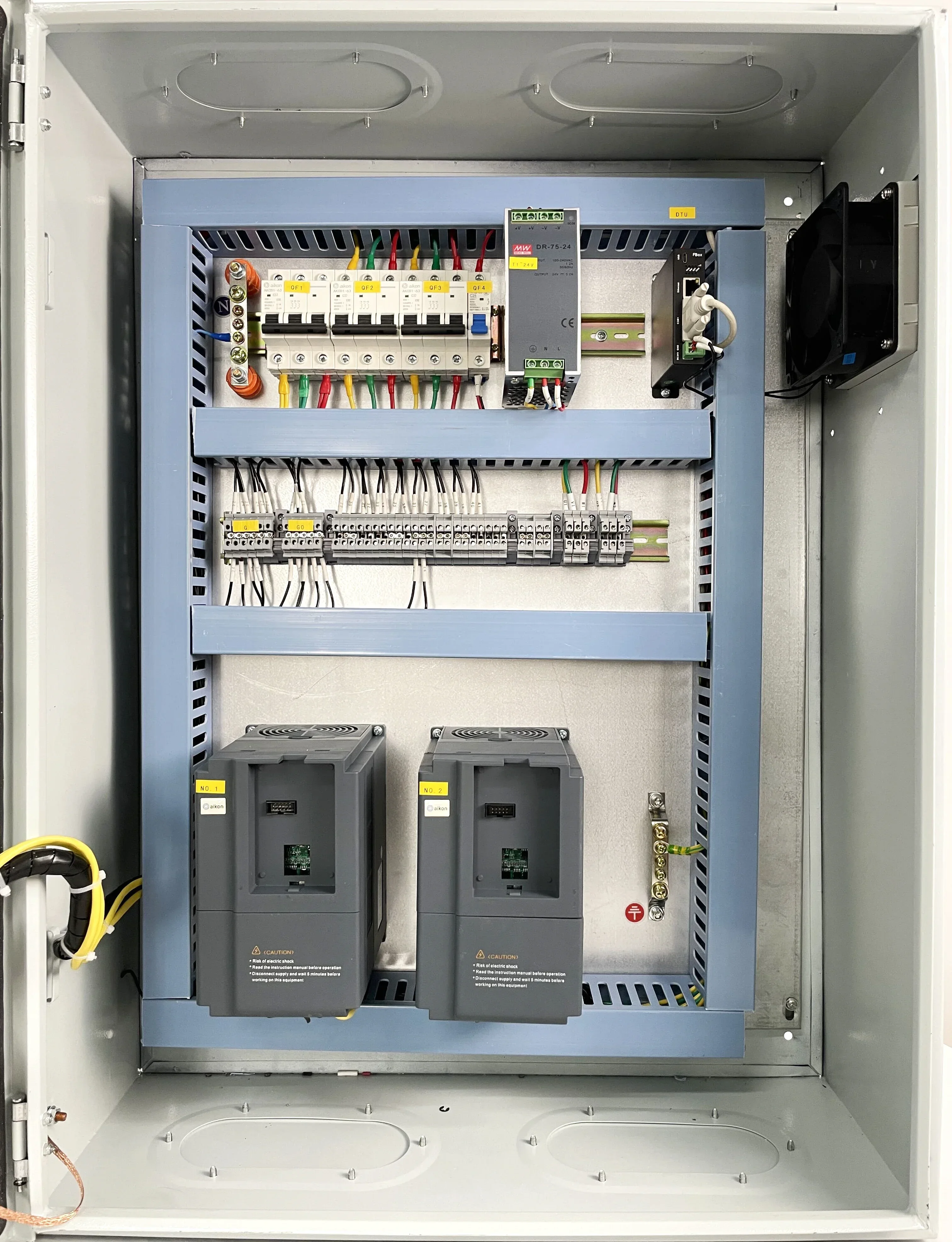 Industrial Smart VFD control cabinet fire fighting pump control panel supplier for water pump controller