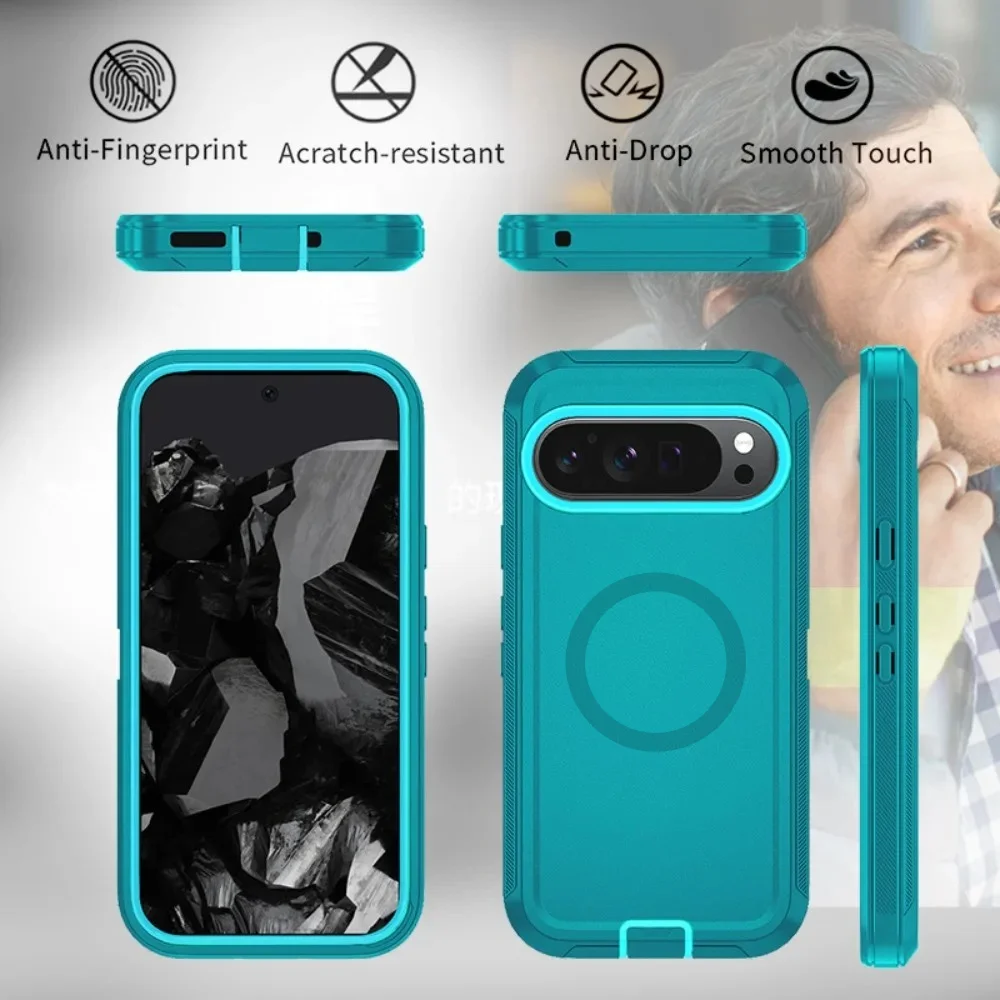Orginal Heavy Duty Belt Clip OTT Case for Google Pixel 10A 9A 10 9 Pro XL for Magsafe Shockproof with Box Hard Cover view 4