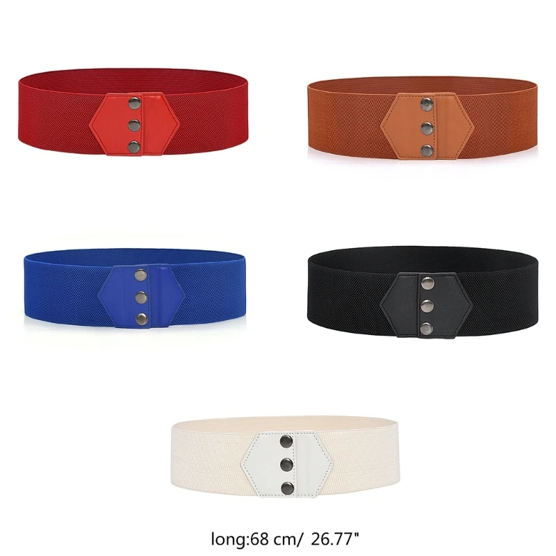 CinchBelt กว้างเข็มขัด Elastic รัดตัวกว้างเข็มขัดเข็มขัดยืดหยุ่นสำหรับชุด Dropshipping