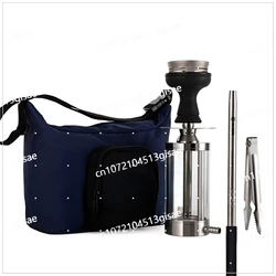 Stainless Steel Portable Hookah Wholesale Mini Hookah Cup with Hookah Travel Bag All Accessories