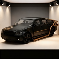 Jada 1:24 Charger Alloy Sports Miniature Car Diecast Metal Scale Model Car Static Collection Childrens Toy Car Gifts