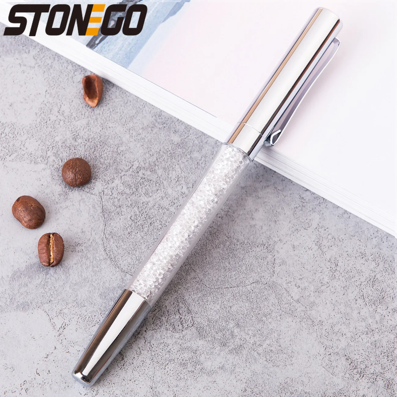 

Креативная шариковая ручка с кристаллами и бриллиантами 0 5 мм, фирменная шариковая ручка для офиса, школьных принадлежностей