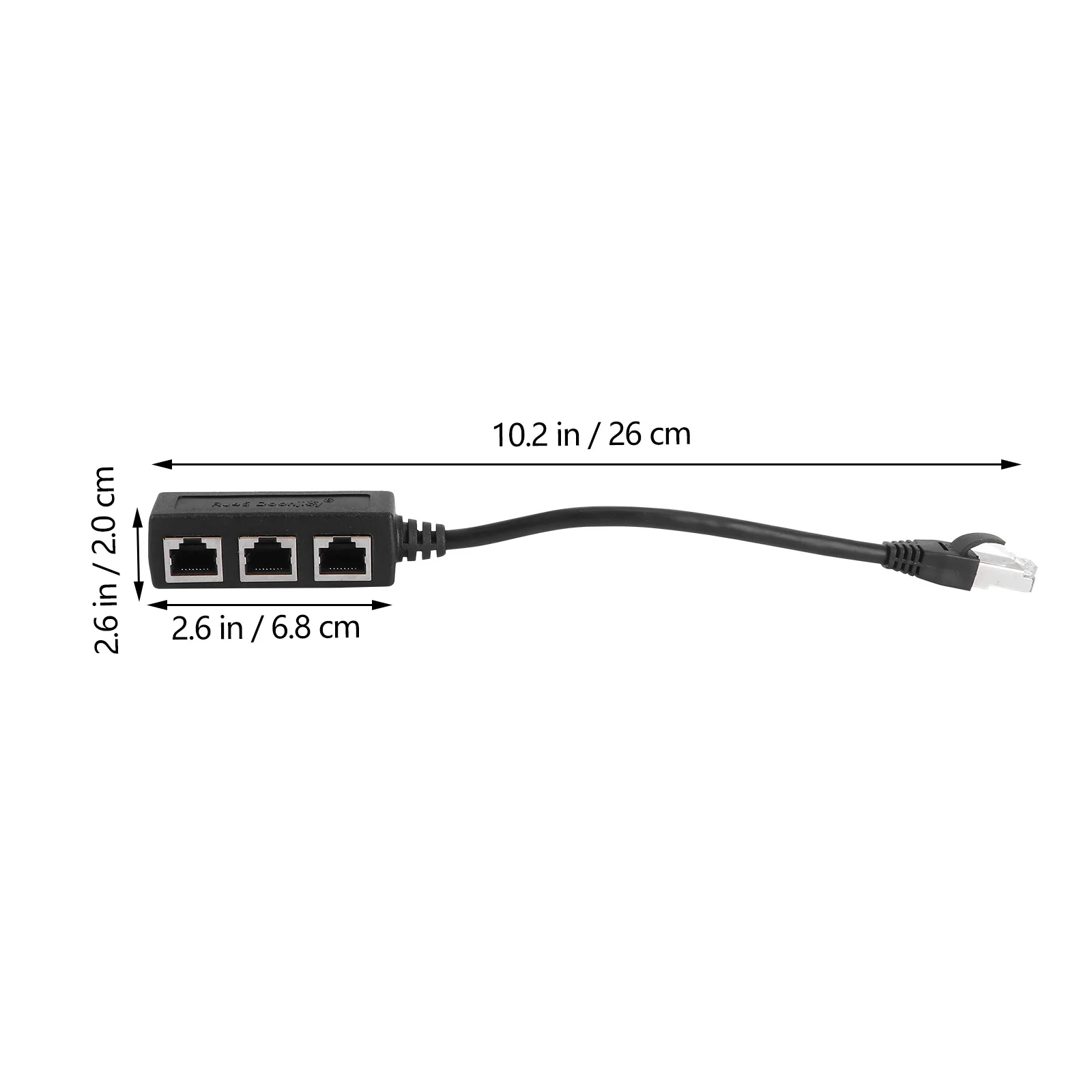 

Rj45 Ethernet Cable Splitter 1 Male 3 Female 8-Pin Gold-Plated Core Network Adapter Lan Network Cable Extension Connector
