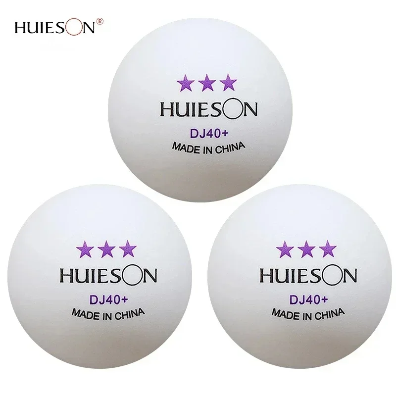 Huieson-pelotas de Ping Pong profesionales, pelotas de tenis de mesa de 3 estrellas, ABS, DJ40 + 2,8G, 40MM, para entrenamiento y competición de Club