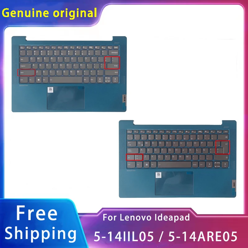 

New For Lenovo Ideapad 5-14IIL05 / 5-14ARE05;Replacemen Laptop Accessories Keyboard Blue 5CB0Y88755