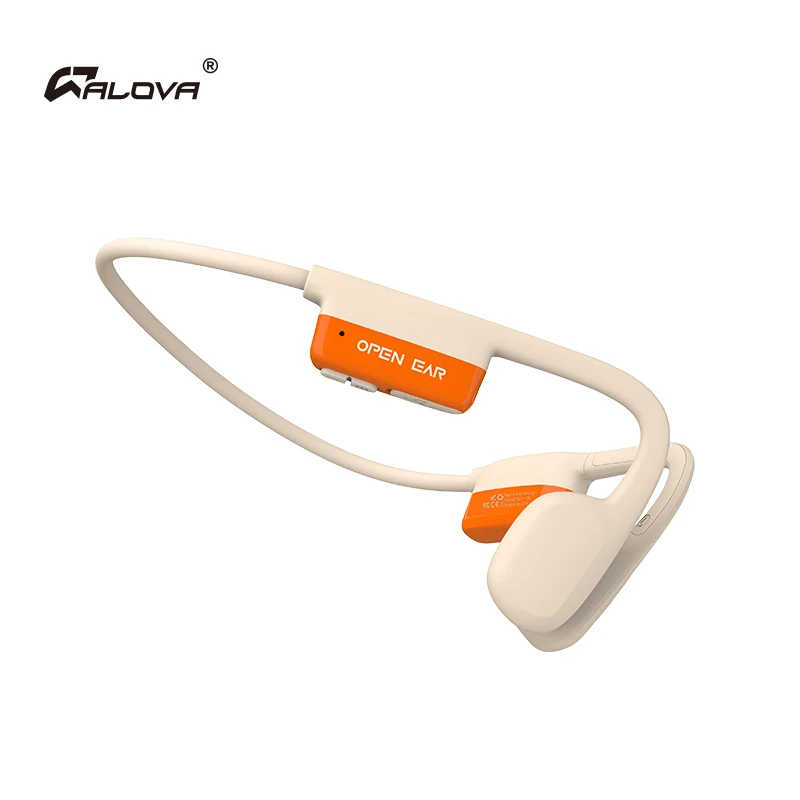 

ALOVA Fast Charger IPX6 Bone Conduct Headset OEM ODM Wireless Bluetooth Headphone Open Ear Earphone for Phone