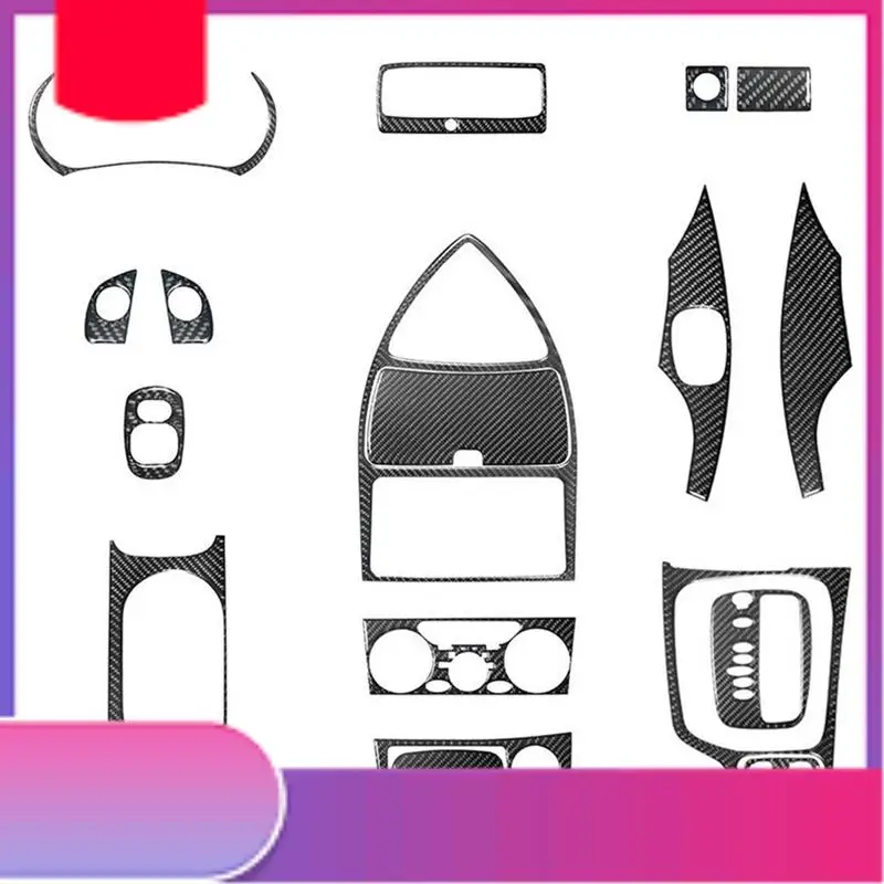 

18PCS Carbon Fiber Full Interior Set Trim Cover Decoration Sticker Accessories For Toyota Celica 2000-2005-Y79A