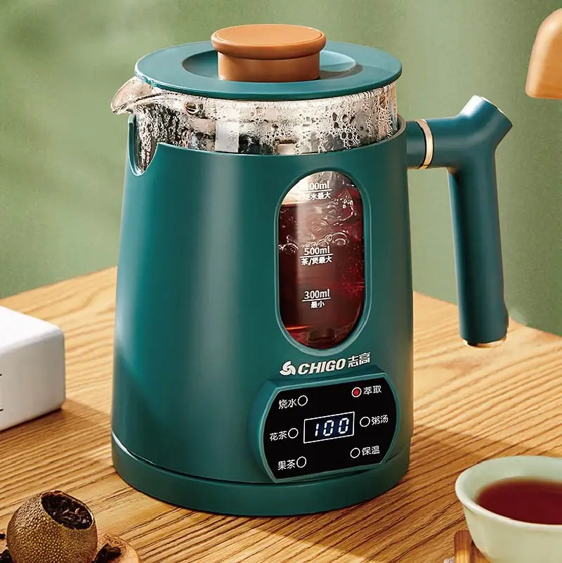 With Strainer Floral Teapot Office Health Kettle 220V 110V 800ml Smart Tea Maker Electric Kettle Automatic Thermal Insulation