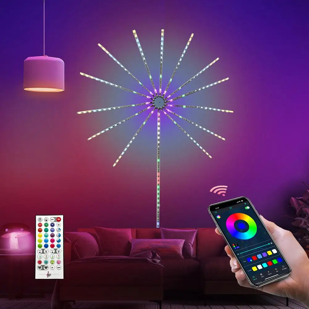 

5v Led Strip Lights With Remote Control 213 Dynamic Modes 16 Million Colors Smart Firework Light For Bedroom Decor Dropshipping