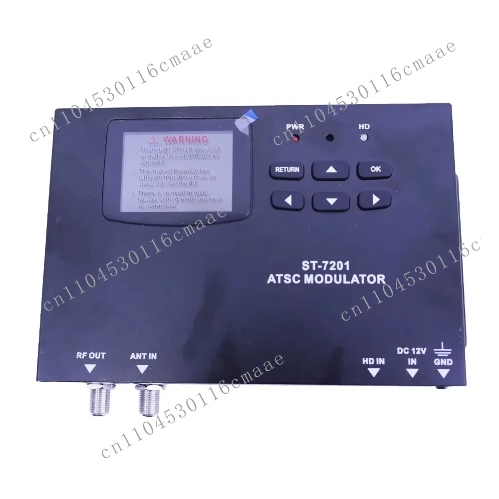 ST-7201 ATSC-T/ATSC-C High Definition Com 2.4-Polegada Display LCD A Core Modulator TV Modulator