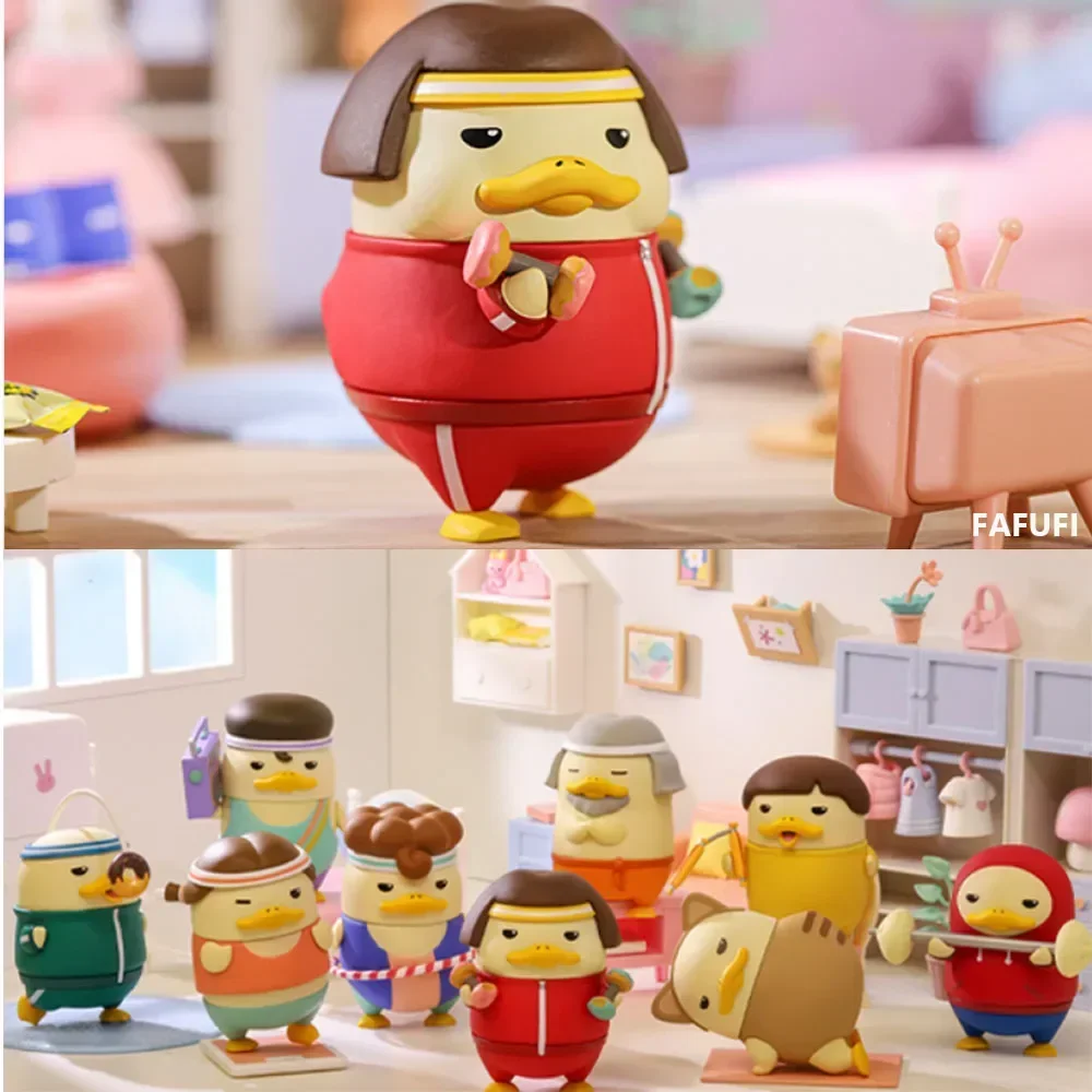 

Pop Mart Duckoo Fitness Series Blind Box Guess Bag Desktop Decoration Cute Model Gift Girl Toys Anime