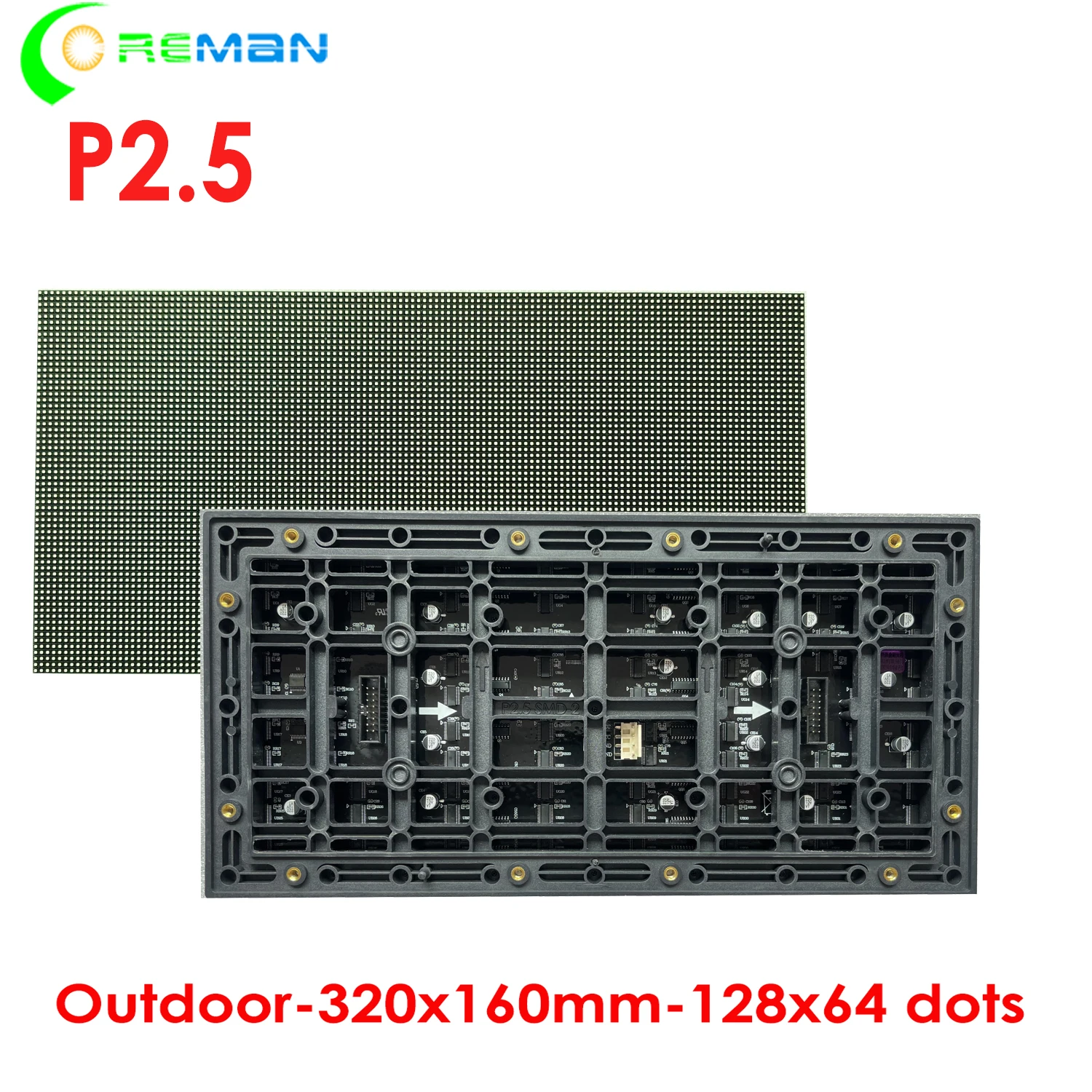 

P2.5 Ph2.5 Высокояркий уличный светодиодный модуль 320 мм x 160 мм 64x32 пикселей 5500nit 6000nit для наружных светодиодных вывесок