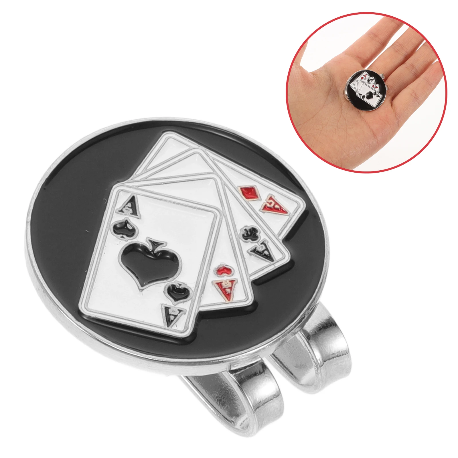 

Golf Hat Clip Delicate Ball Marker Funny Accessory Markers for Iron Women Cap Woman