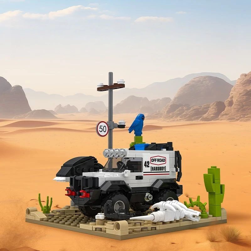 SEMBO กีฬารถบล็อกอาคาร MOC Racing รถรุ่น Off-Road ประกอบอิฐชุดก่อสร้างรถสําหรับของเล่นเด็กของขวัญเด็ก