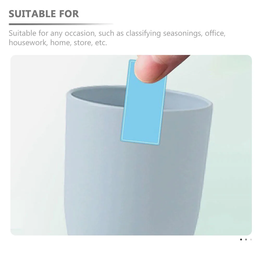 

20 Sheets Waterproof Label Stickers High Grade Self-Adhesive Classification Tags for Home Office Kitchen Seasoning Storage