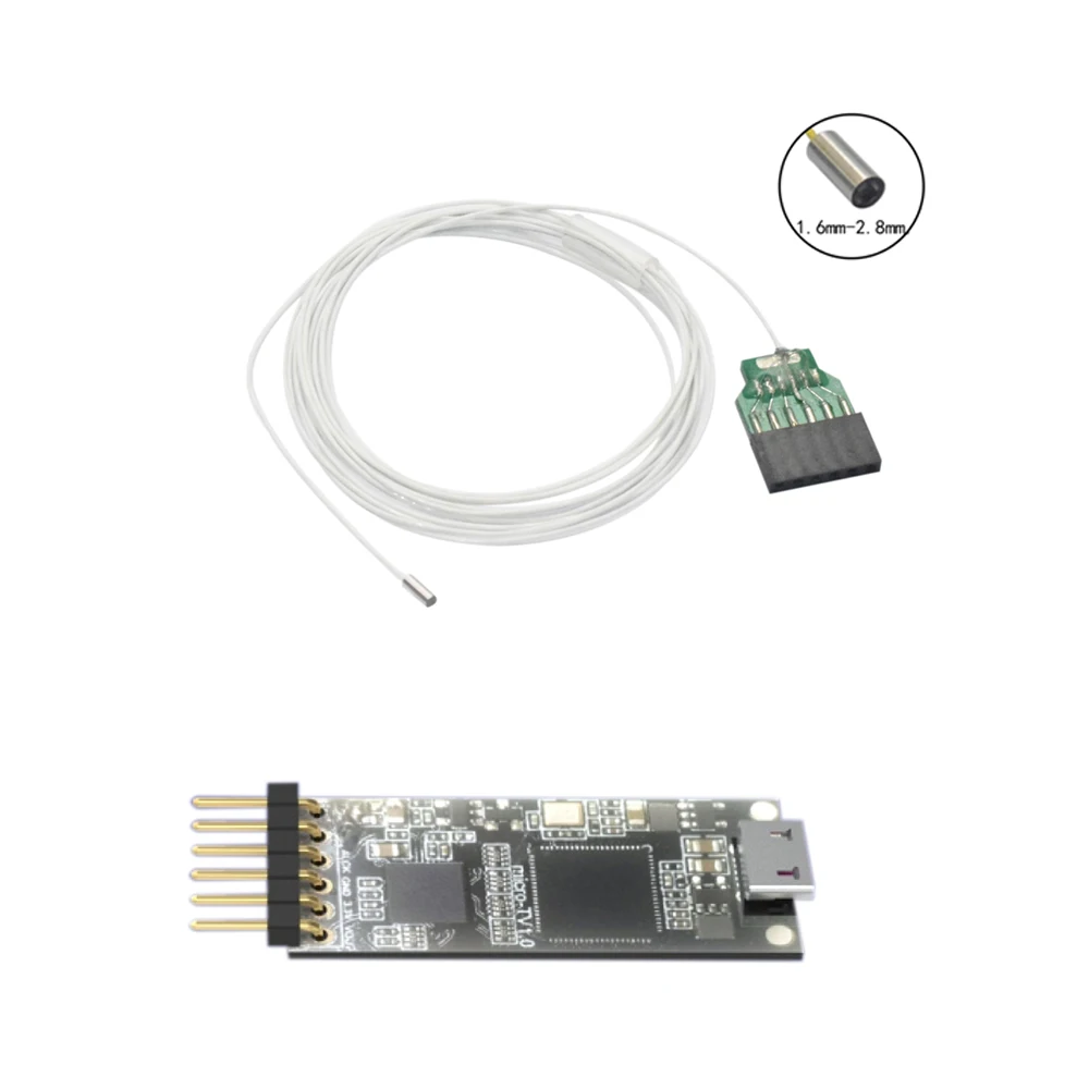 1.2mm Endoscope Camera Module with 1 LED and PC board Endoscope Camera Module Mini Camera ovm6948