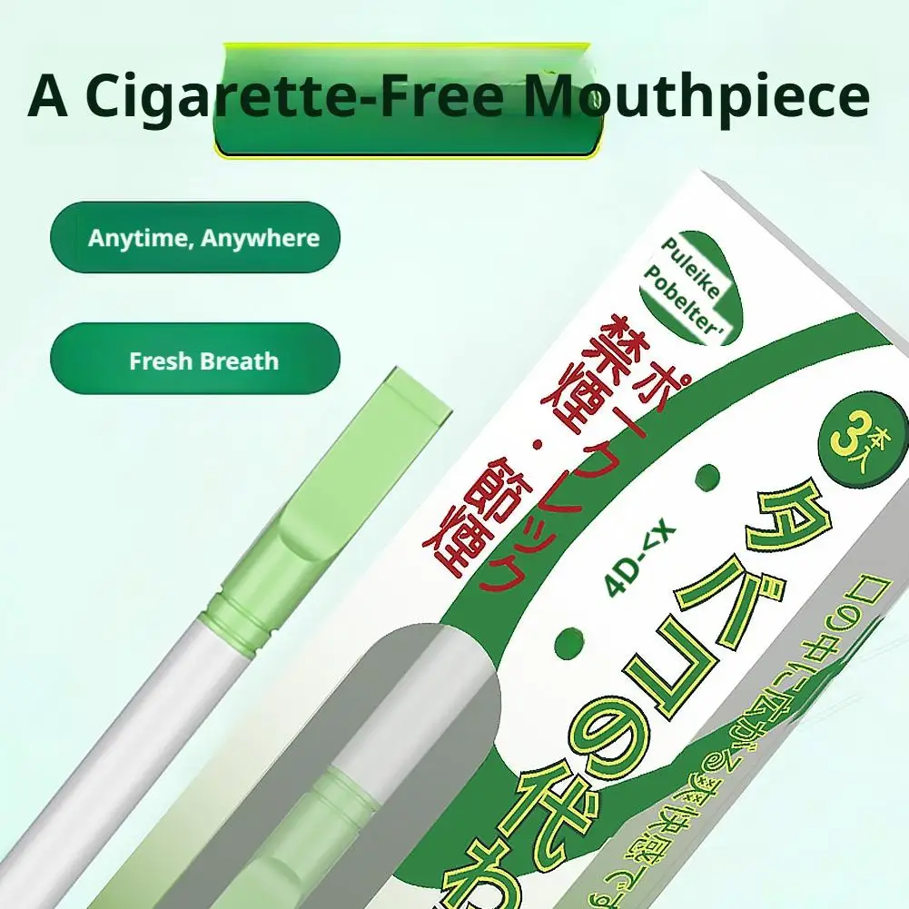 1/3sets Flavored Smoking-Cessation Sticks Replacement Inhaler Fresh Breath Aid Smoking-Cessation Support For Car Train Travel